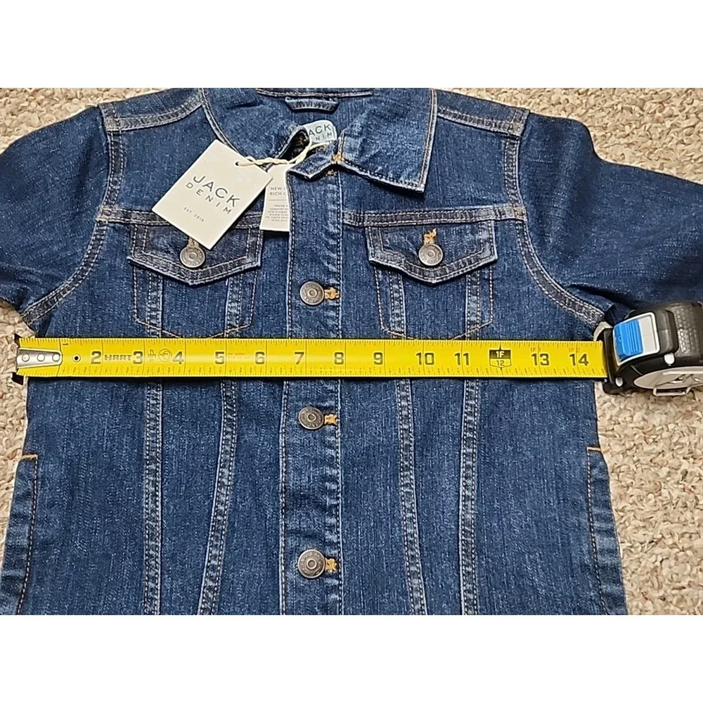 JANIE‎ and JACK Boys Denim Trucker Jacket Size 5-6 nwt